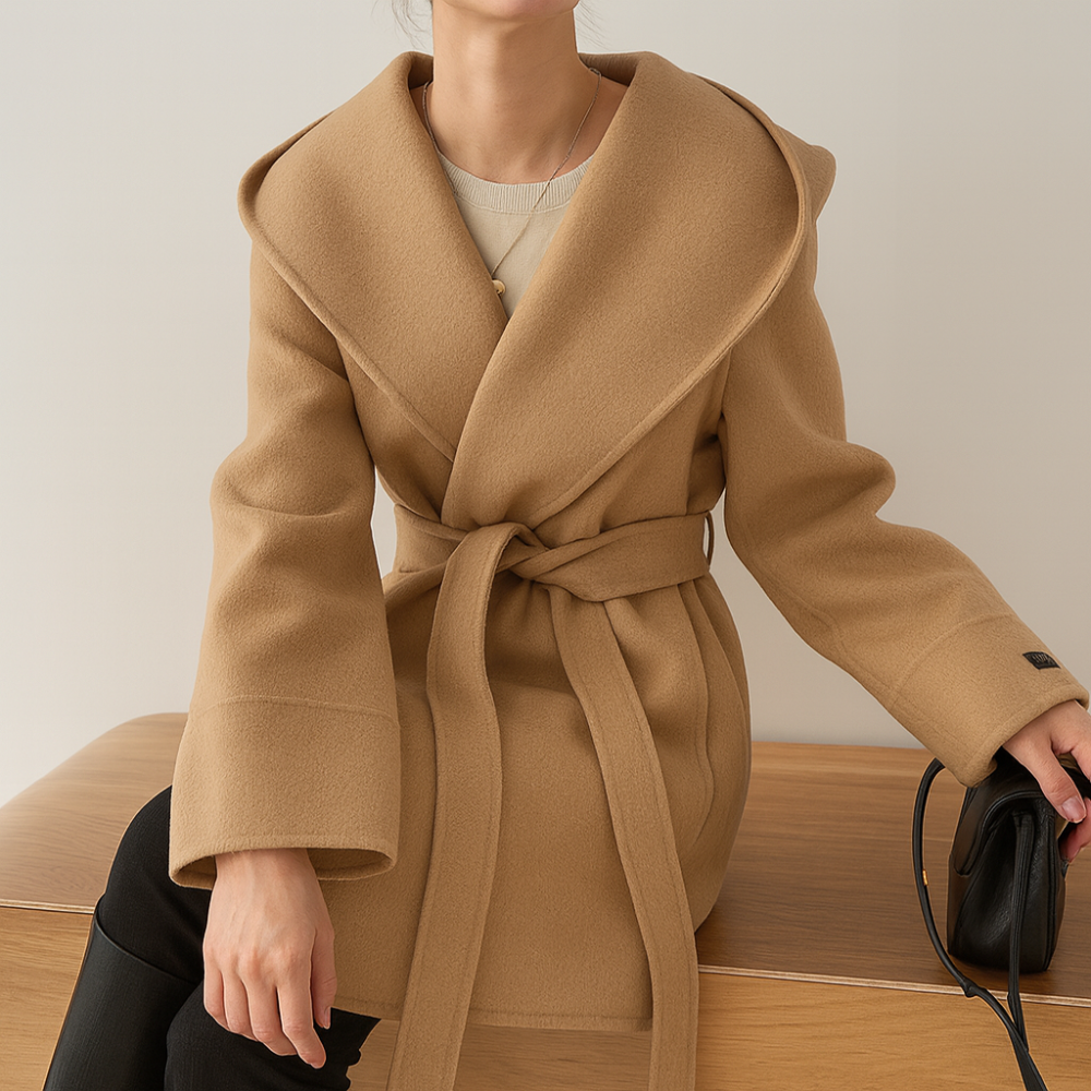 Casaco de Lã Batida Ellior - Elegância e Conforto no Inverno