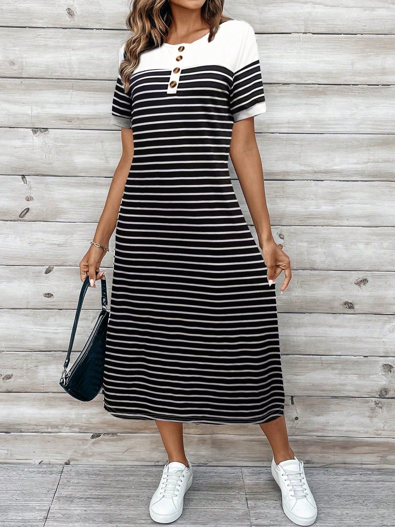 Vestido Listrado Nicole