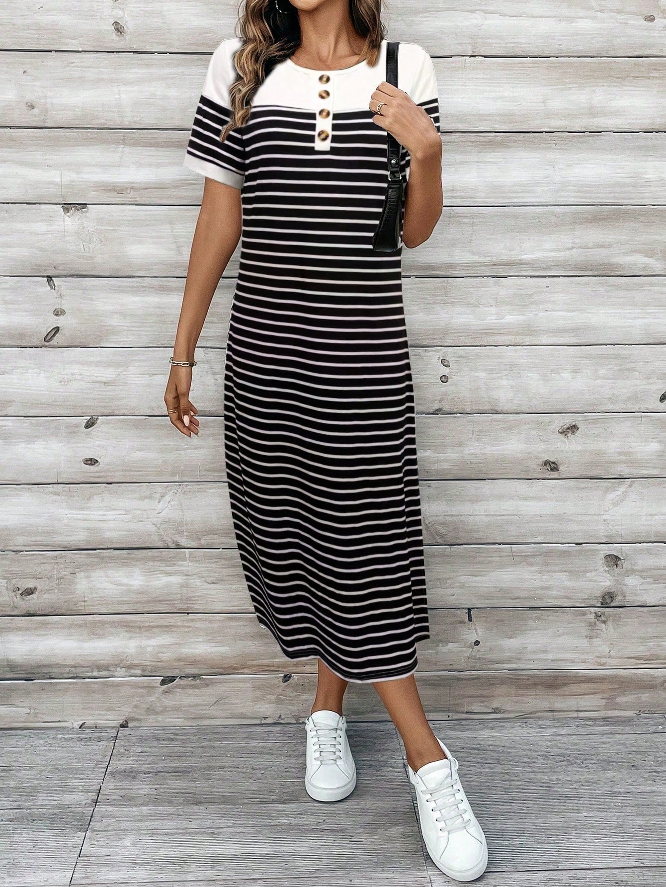 Vestido Listrado Nicole